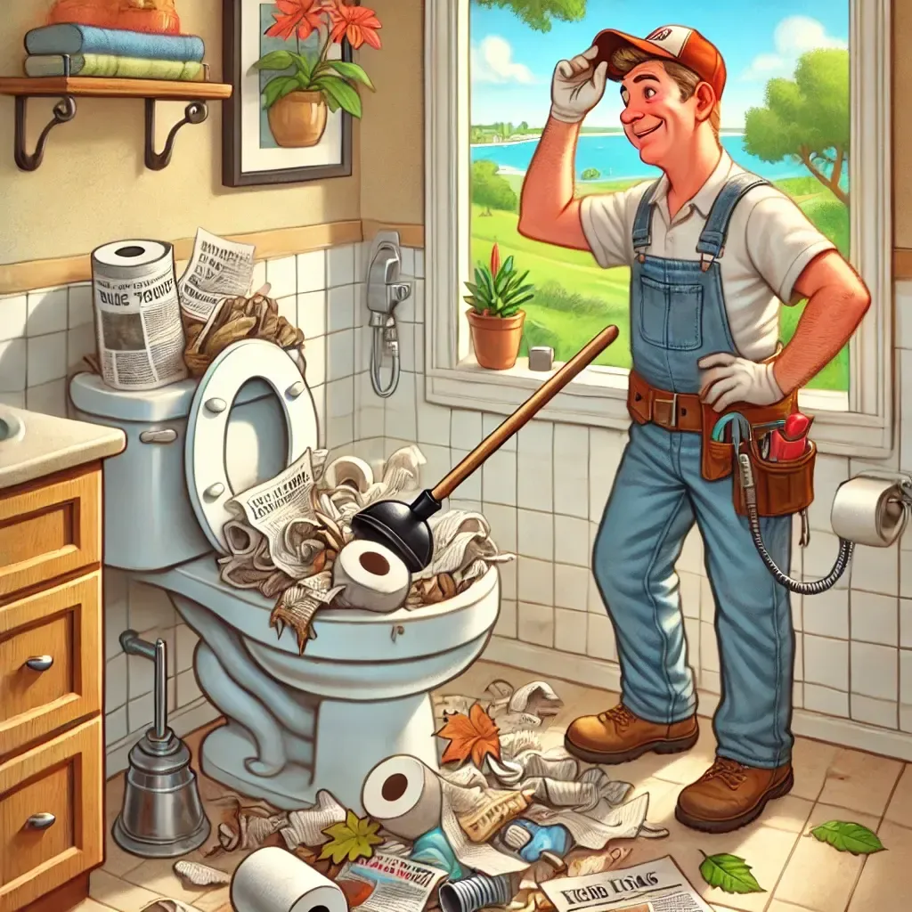 When Toilet Paper Vanishes Before Your Eyes: How Plumbers and Common Sense Save the Day