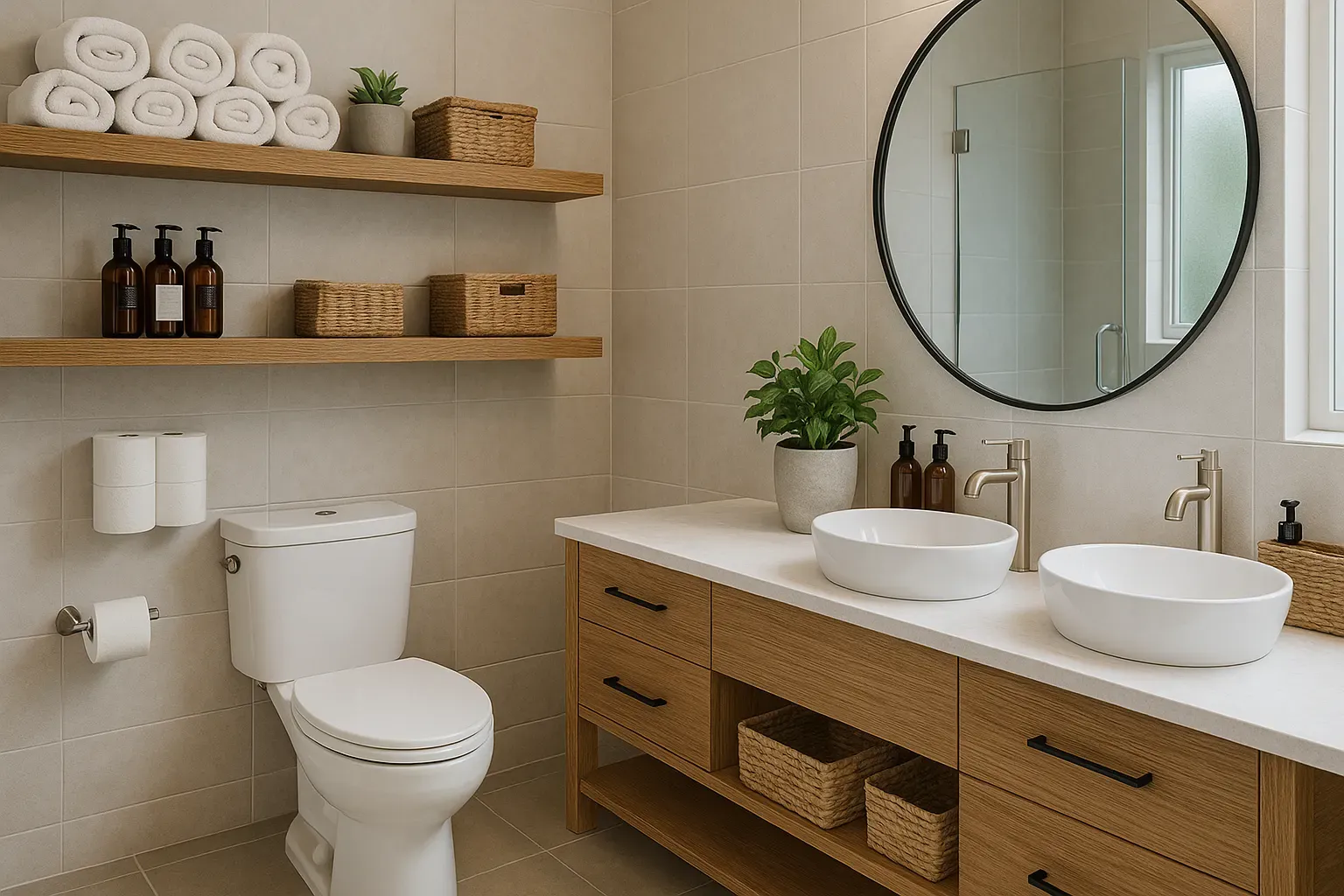 Smart & Stylish Bathrooms: Decluttering, Organizing, and Optimizing for Texas Living